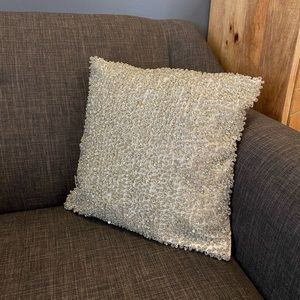 Sequin throw pillow